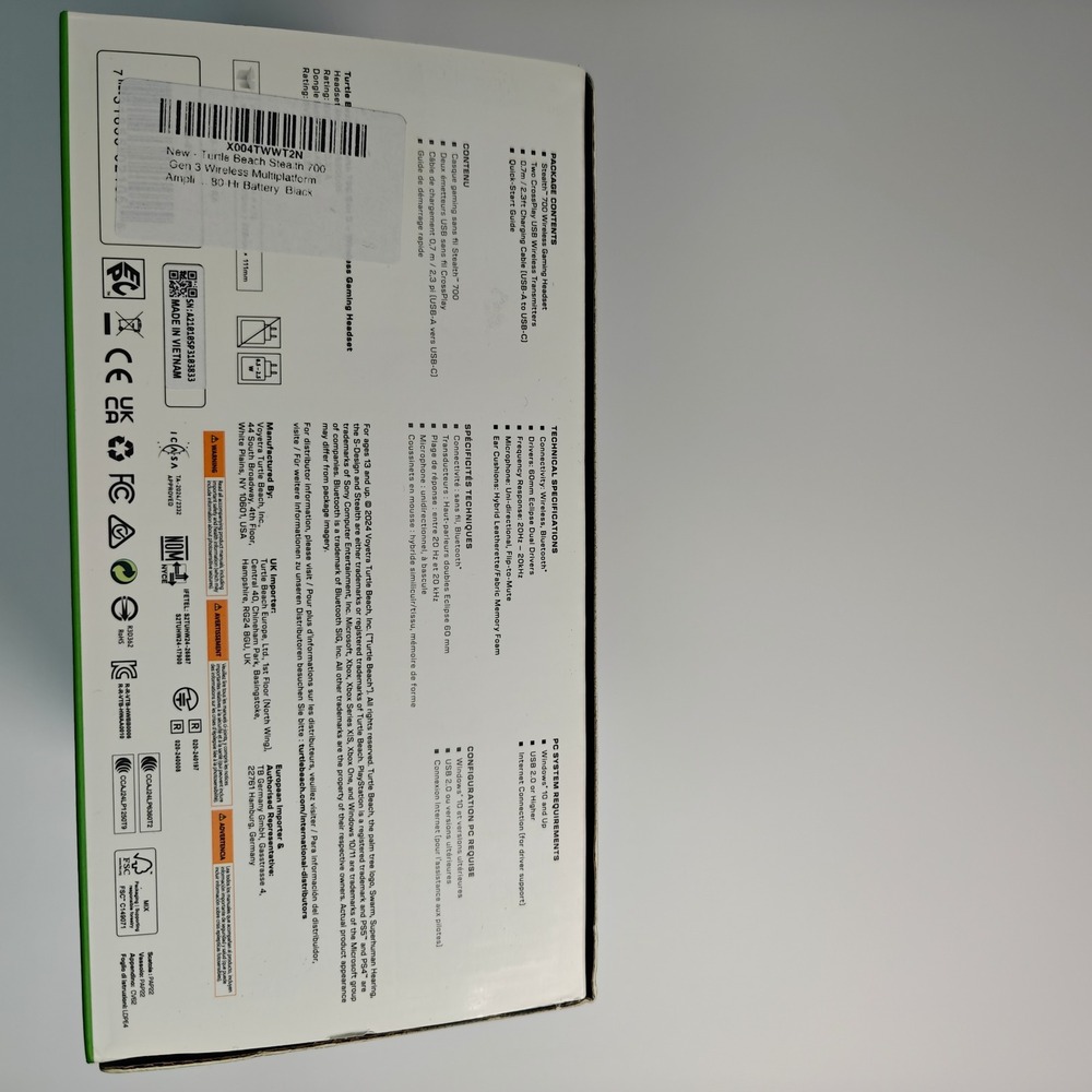 Turtle Beach Stealth 700 Gen 3 Wireless Gaming Headset Xbox PS5 PC Black - Picture 2 of 10